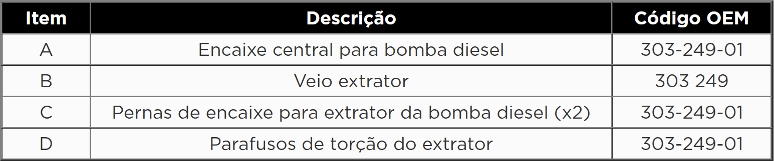 KROFTOOLS EXTRATOR BOMBA DE INJEÇÃO DIESEL a1